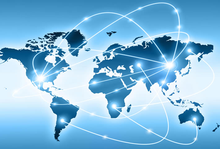 Illustration of international data interchange